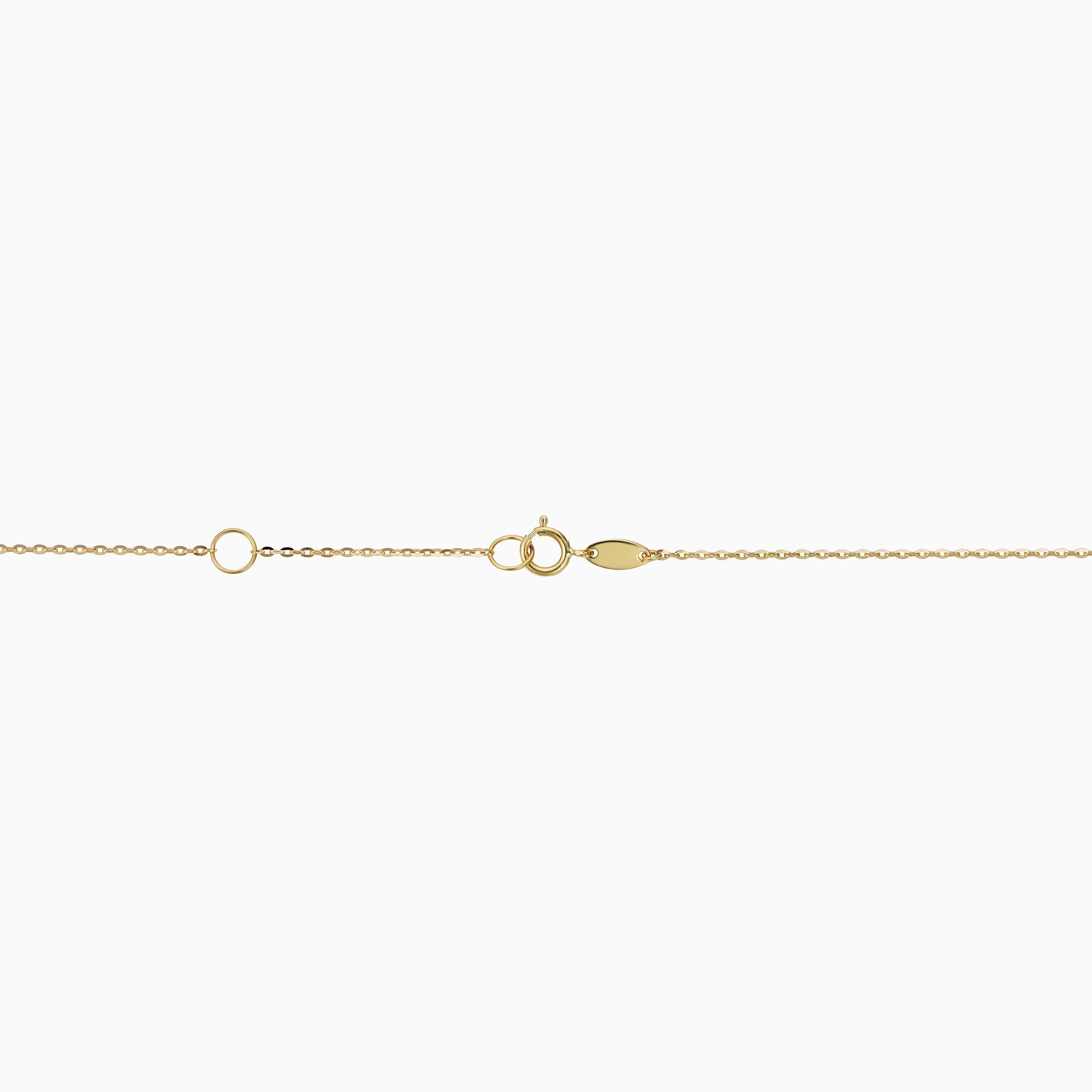 10K Gold Brooklyn Bar Necklace