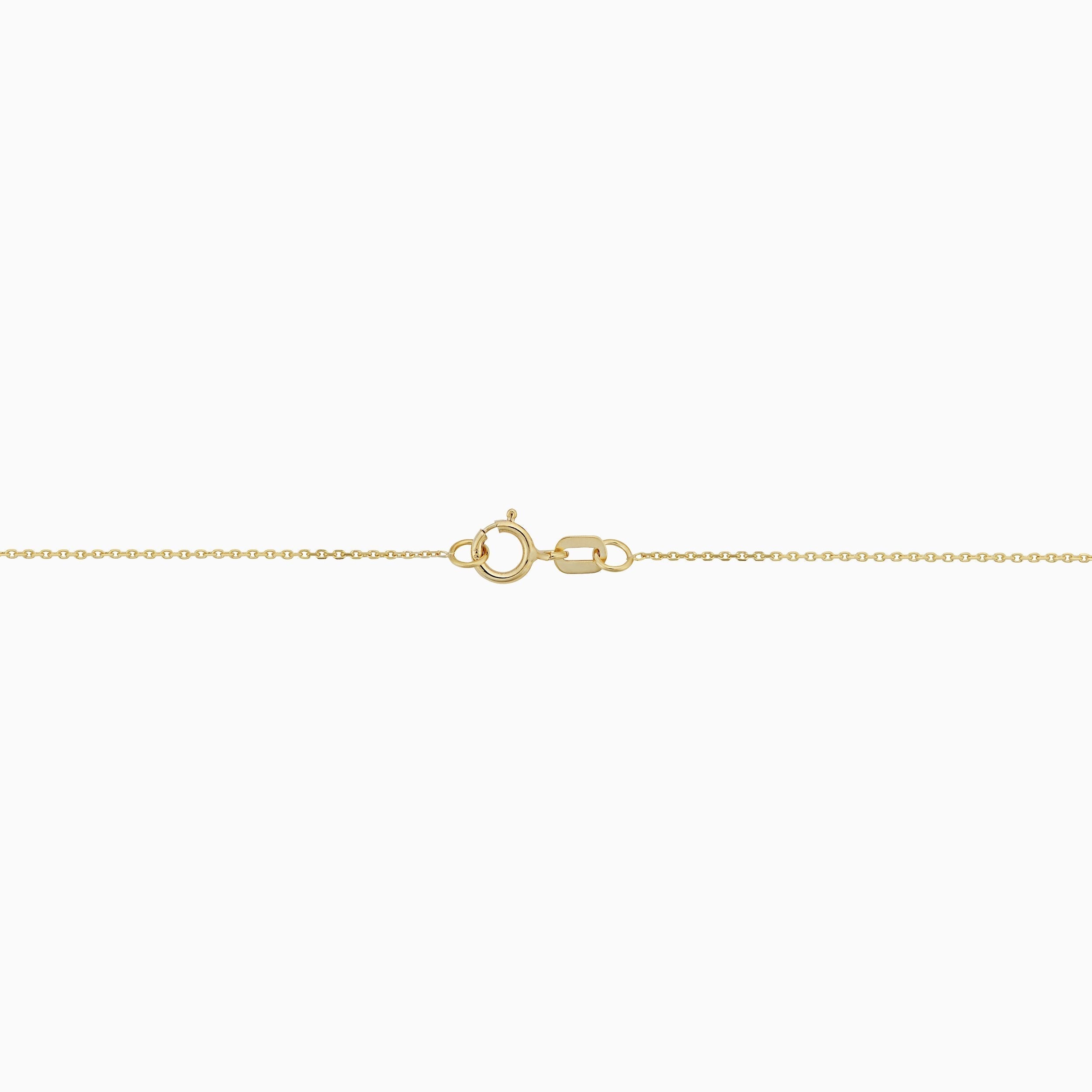 10K Gold North Star Pendant Necklace