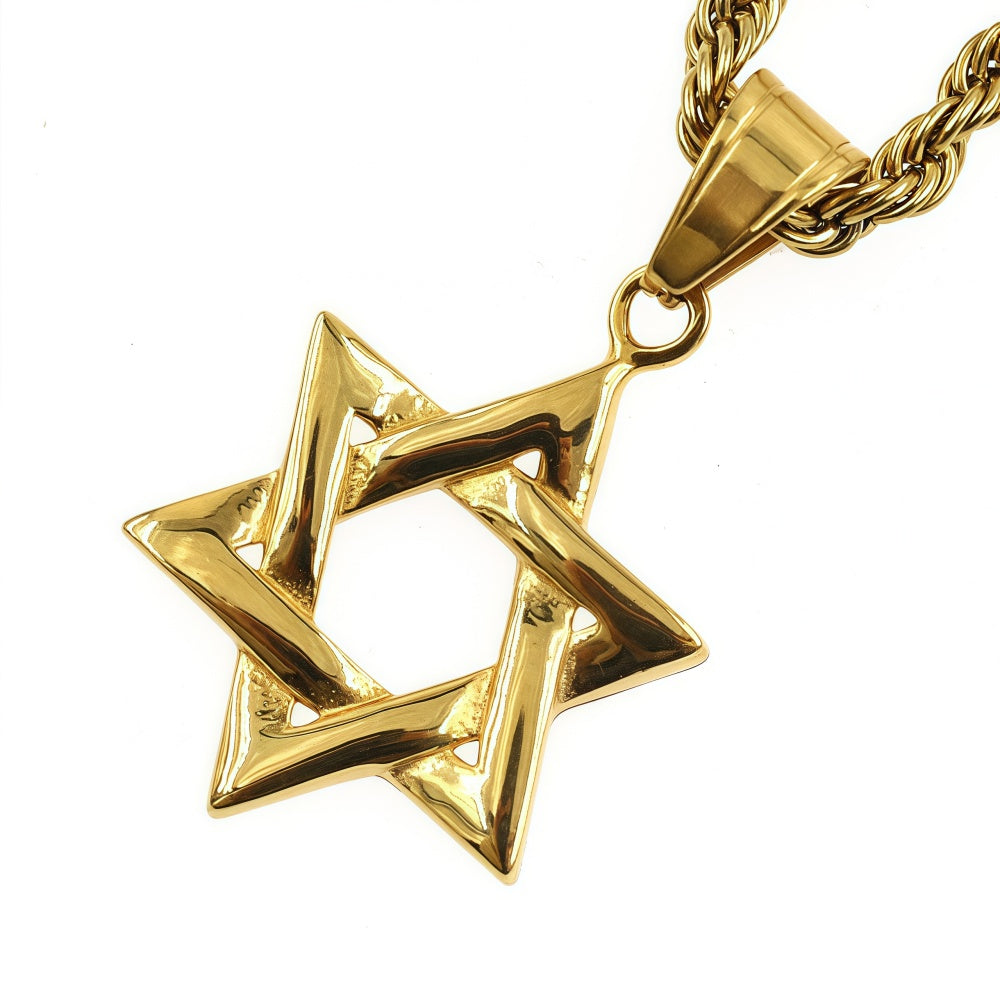 14K Gold Legacy Shield of David Pendant