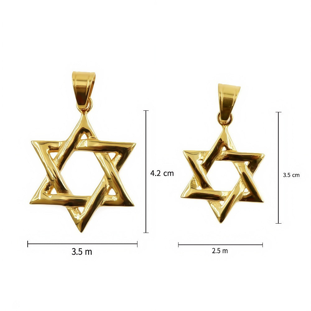14K Gold Legacy Shield of David Pendant