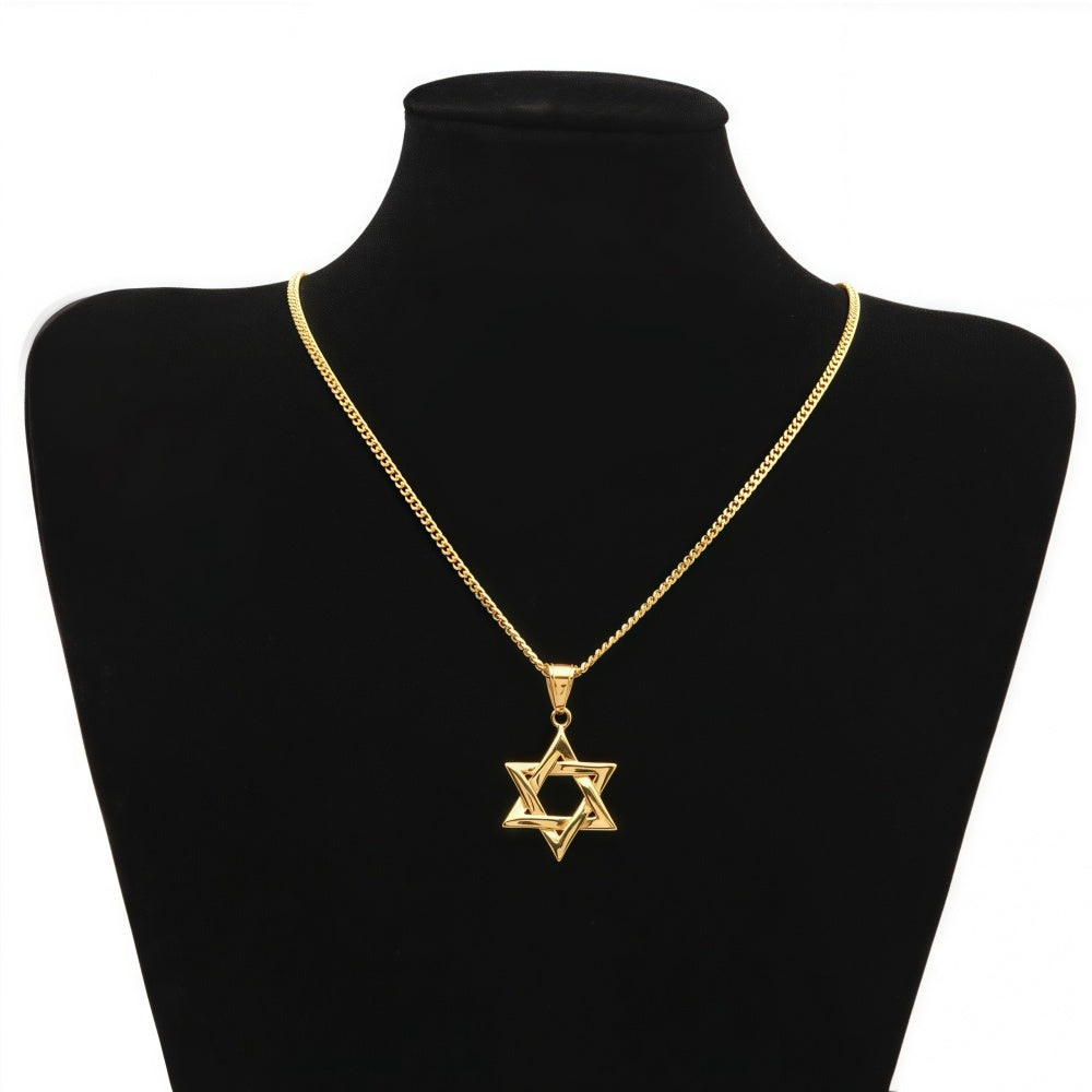 14K Gold Legacy Shield of David Pendant
