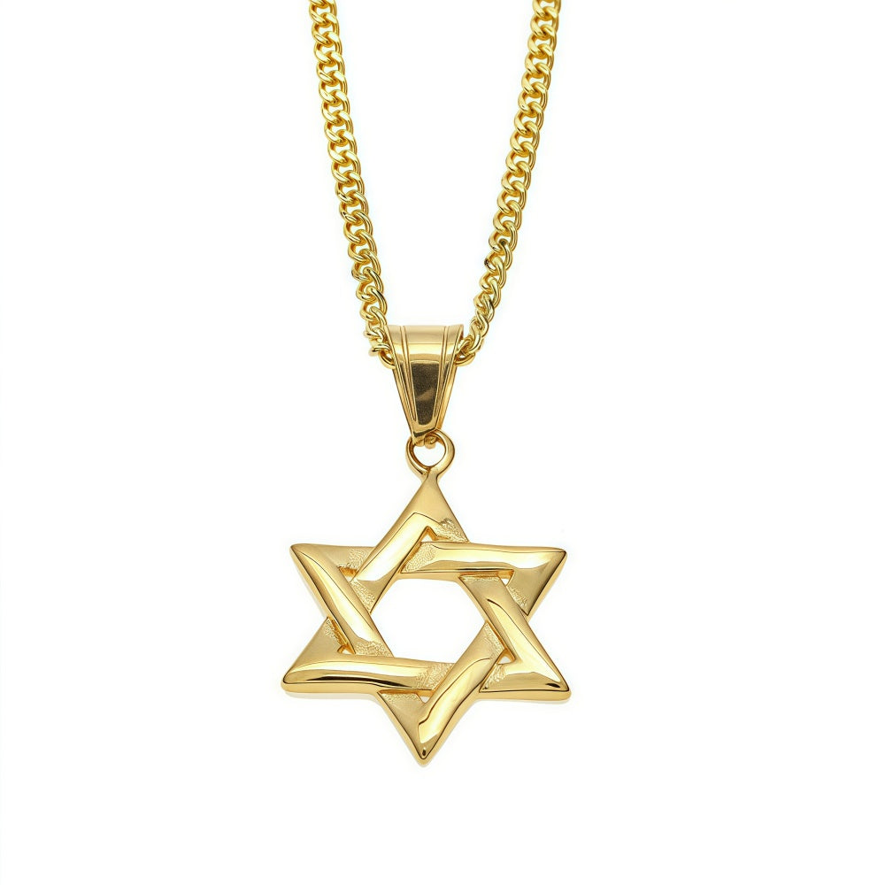 14K Gold Legacy Shield of David Pendant