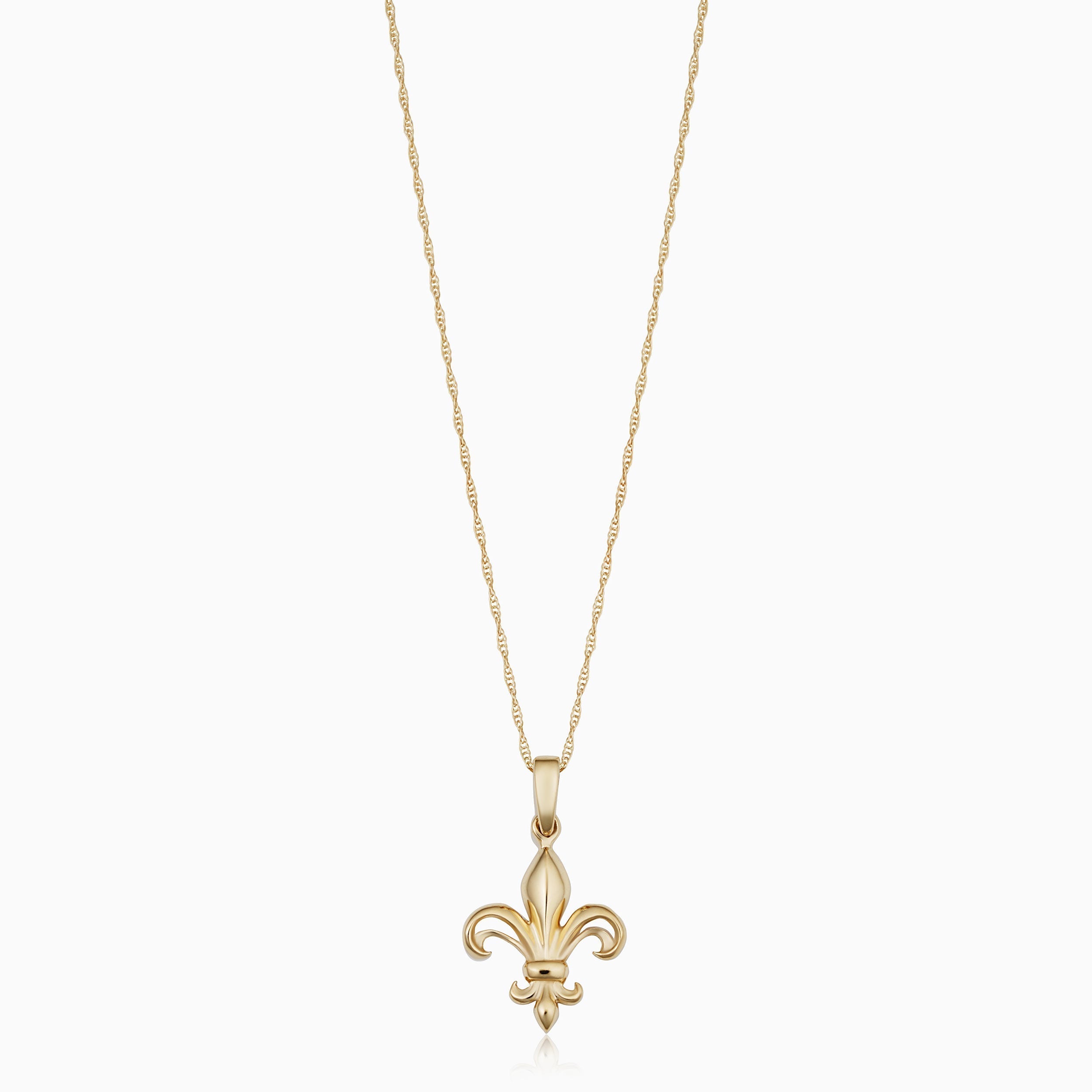 10K Gold Royal Lily Necklace
