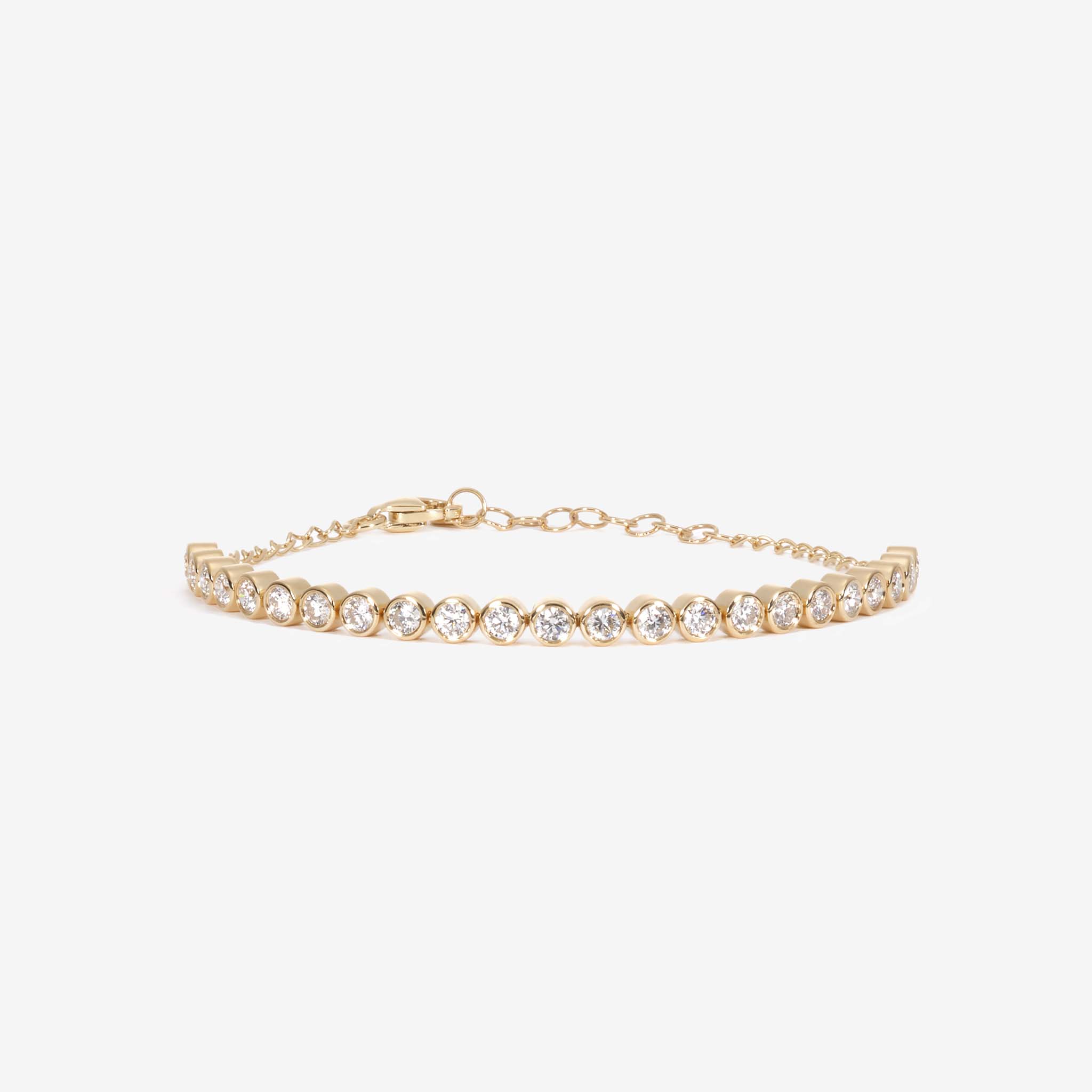 14K Gold Eternal Sparkle Half-Tennis Bracelet