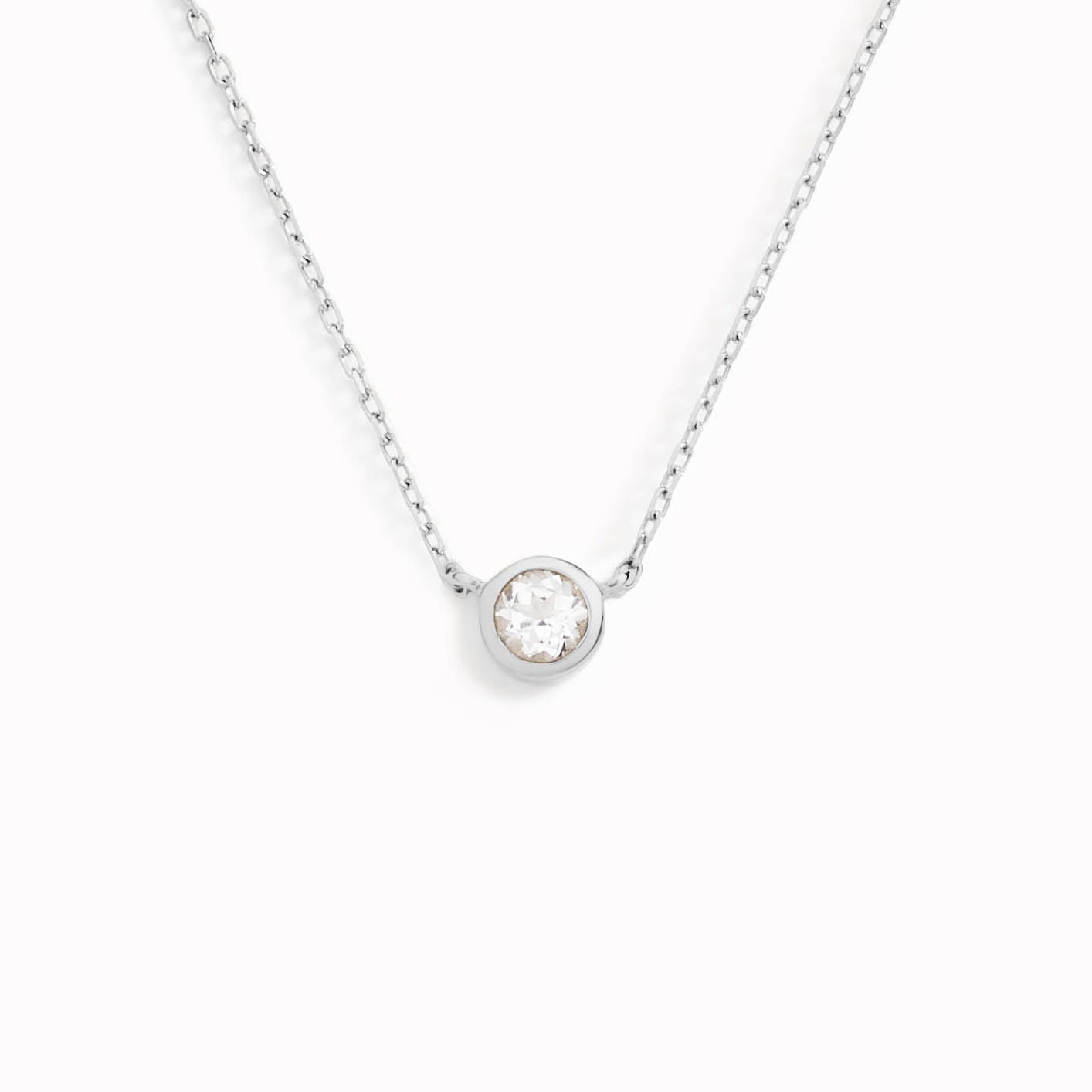 Luna Link Adjustable Topaz Necklace