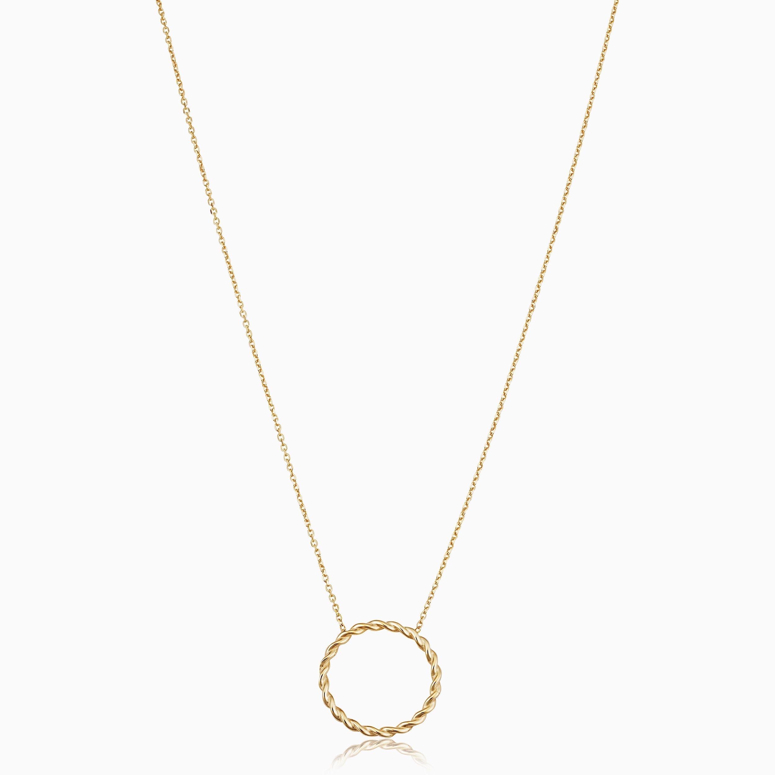 14K Gold Caesar Twist Necklace