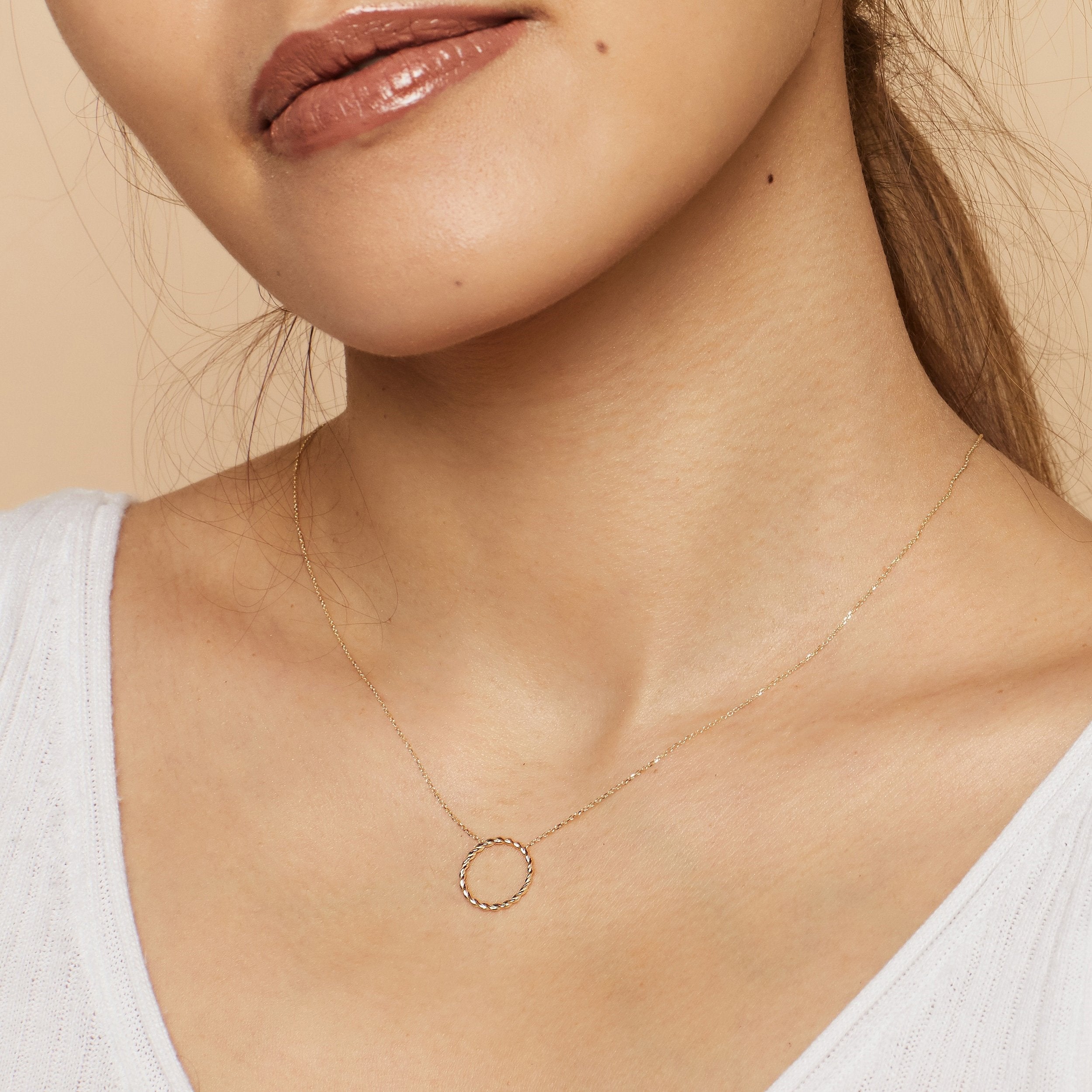 14K Gold Caesar Twist Necklace