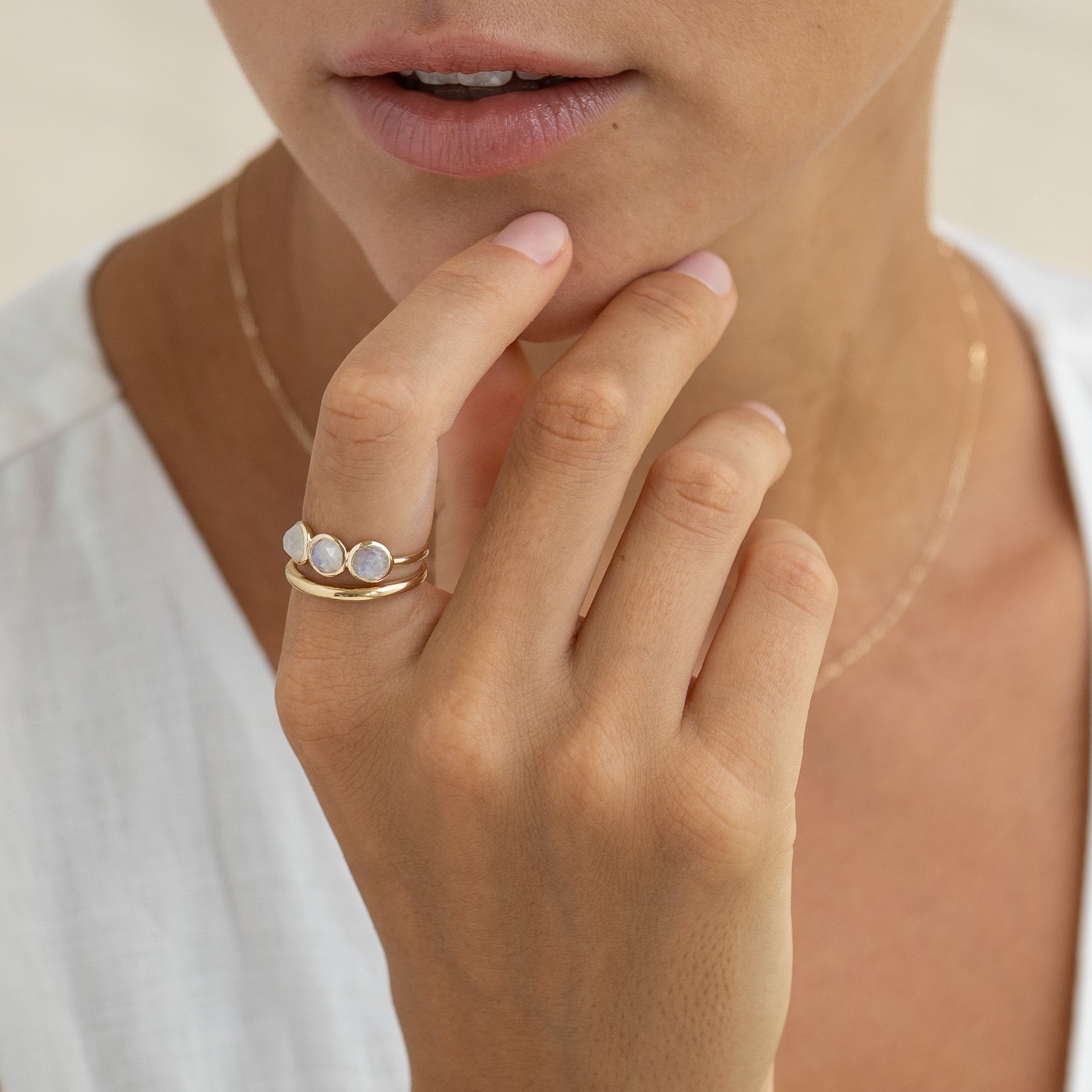 14K Gold Classic Dome Stacking Ring