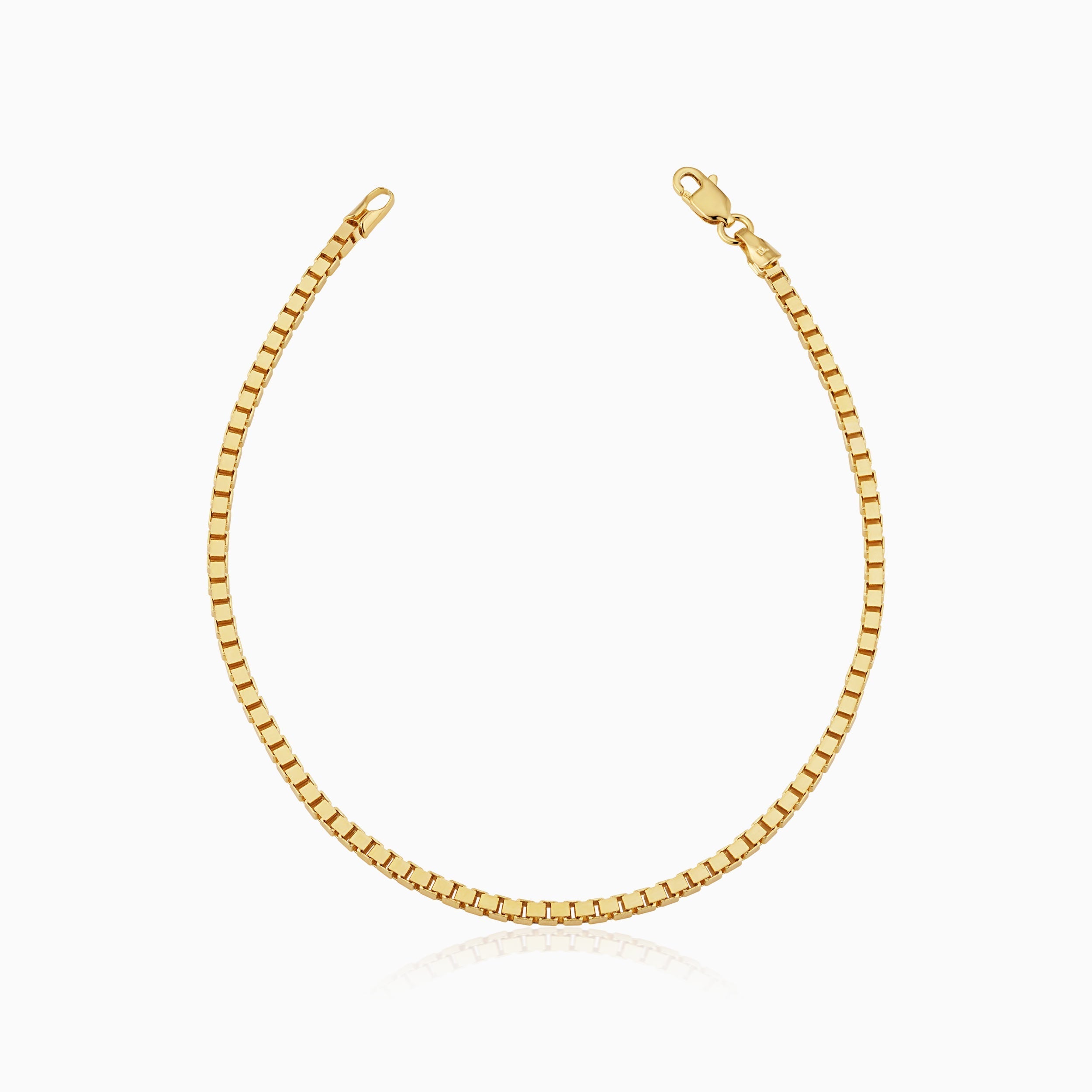 10K Gold Textured Rope Bracelet