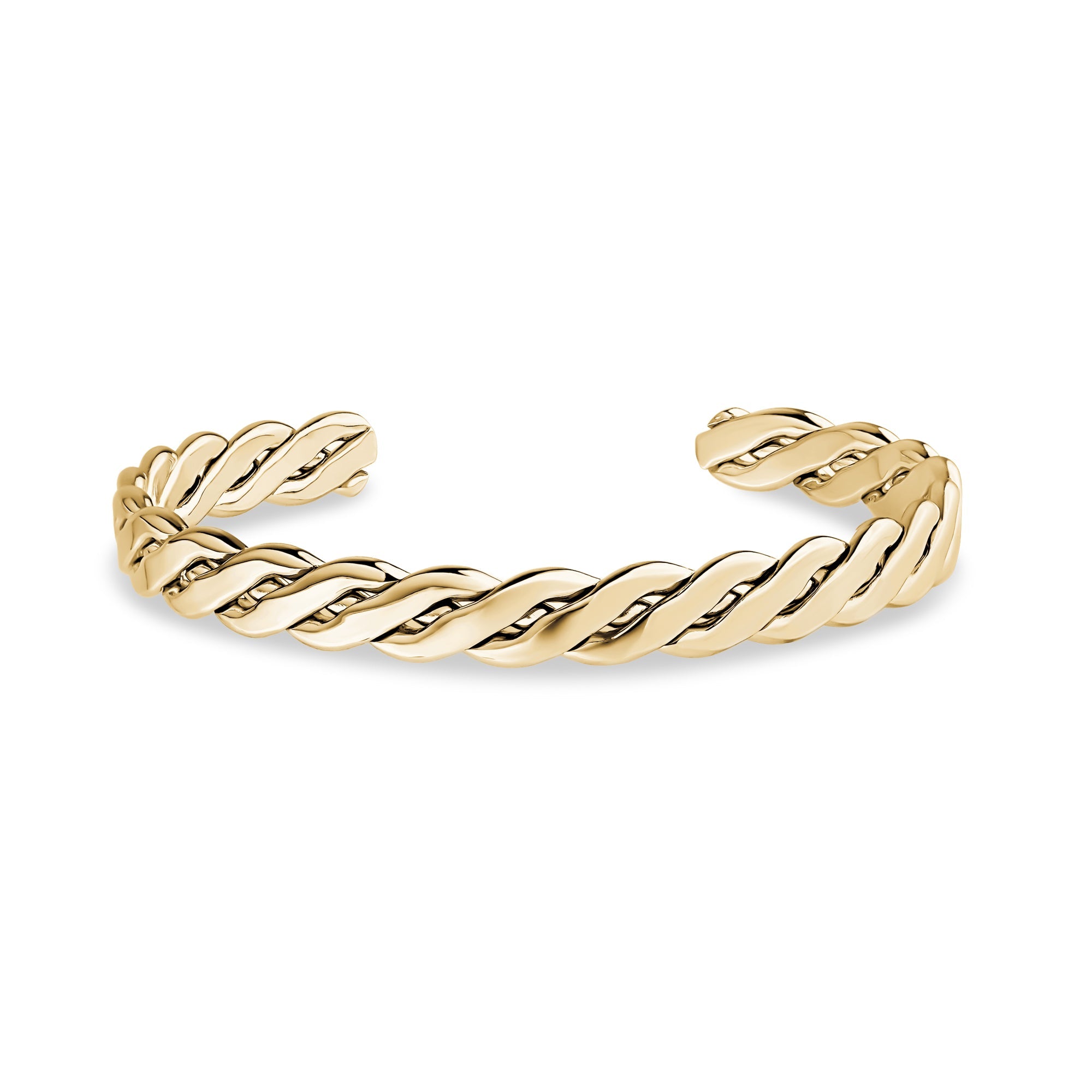 Braided Open Cuff Bangle