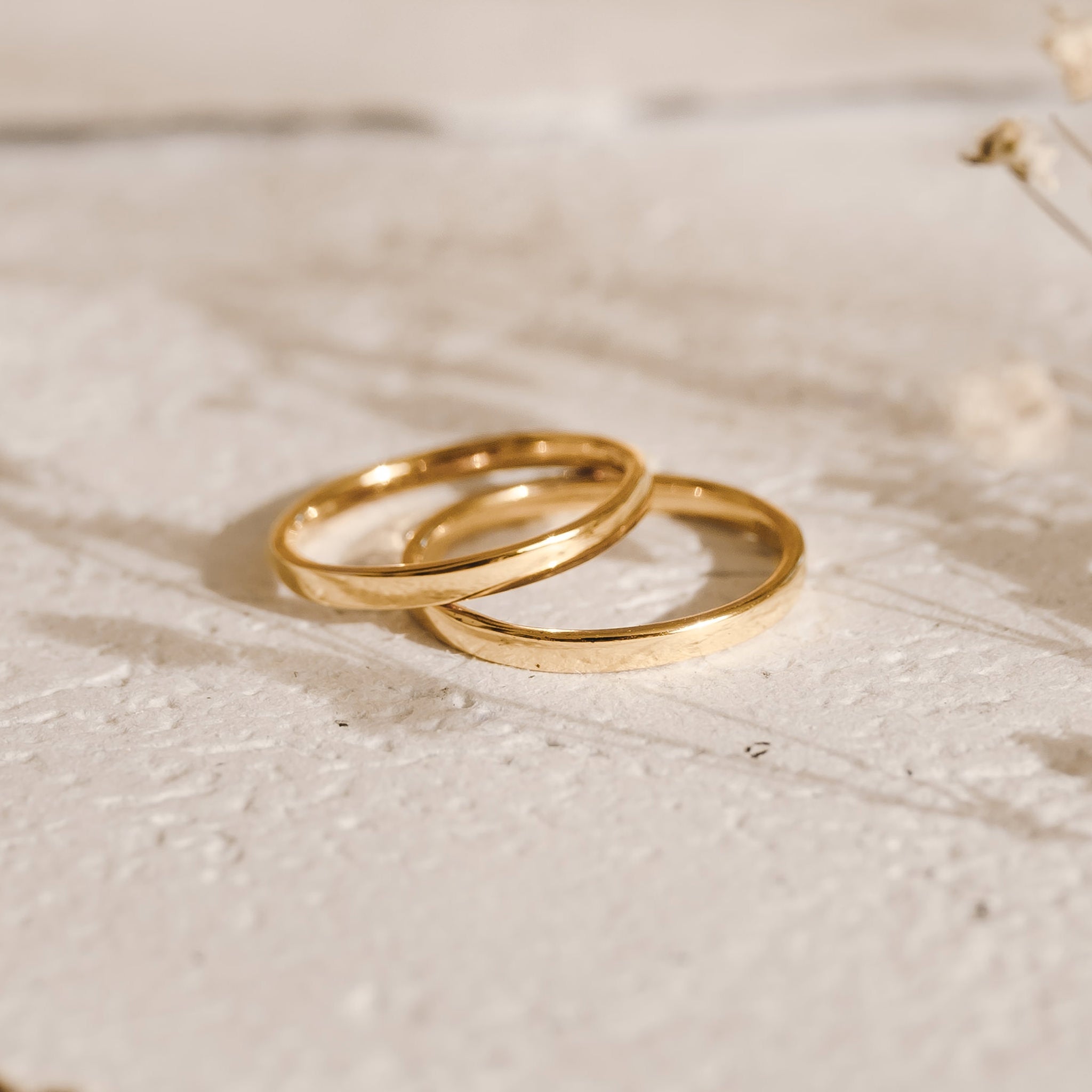 14K Gold Minimalist Stacking Ring - Versatile and Timeless