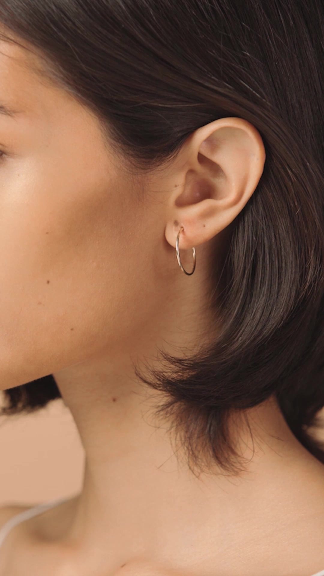 Classic Hoop Earrings Set (12mm/20mm/30mm)