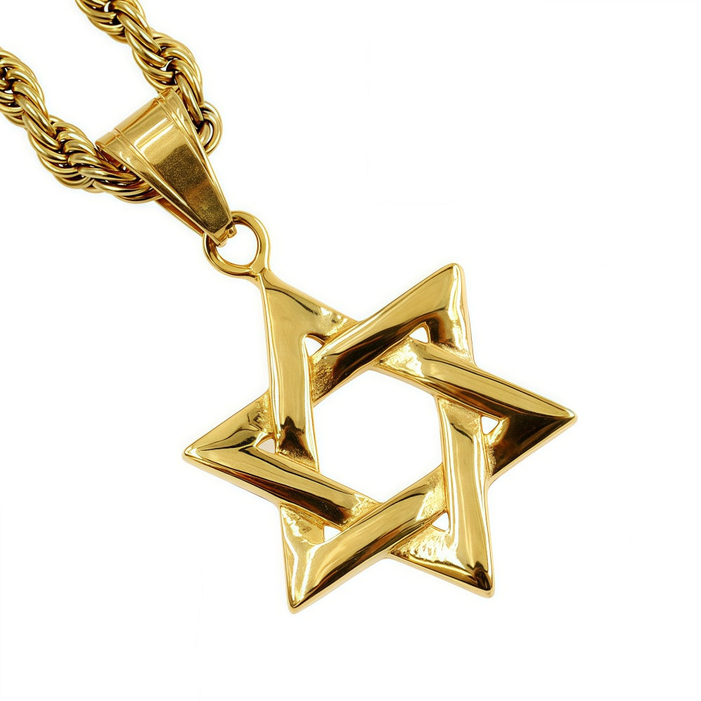 14K Gold Legacy Shield of David Pendant