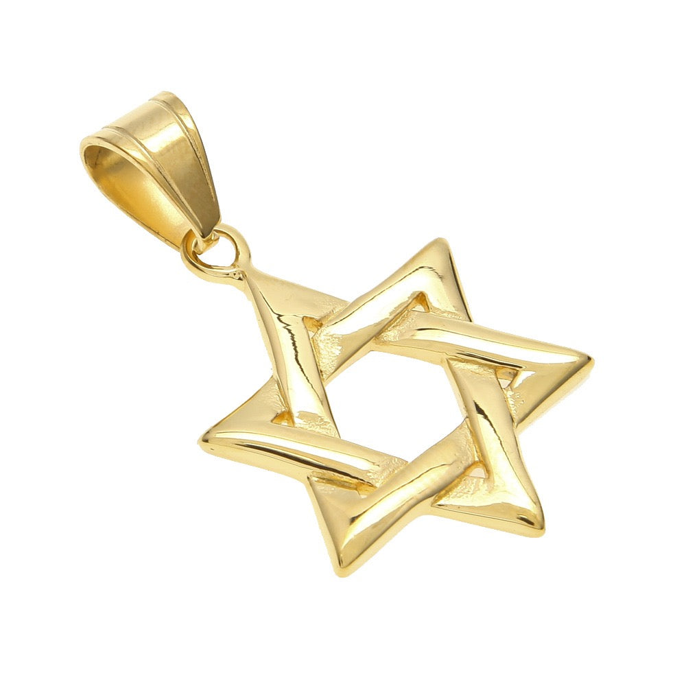 14K Gold Legacy Shield of David Pendant