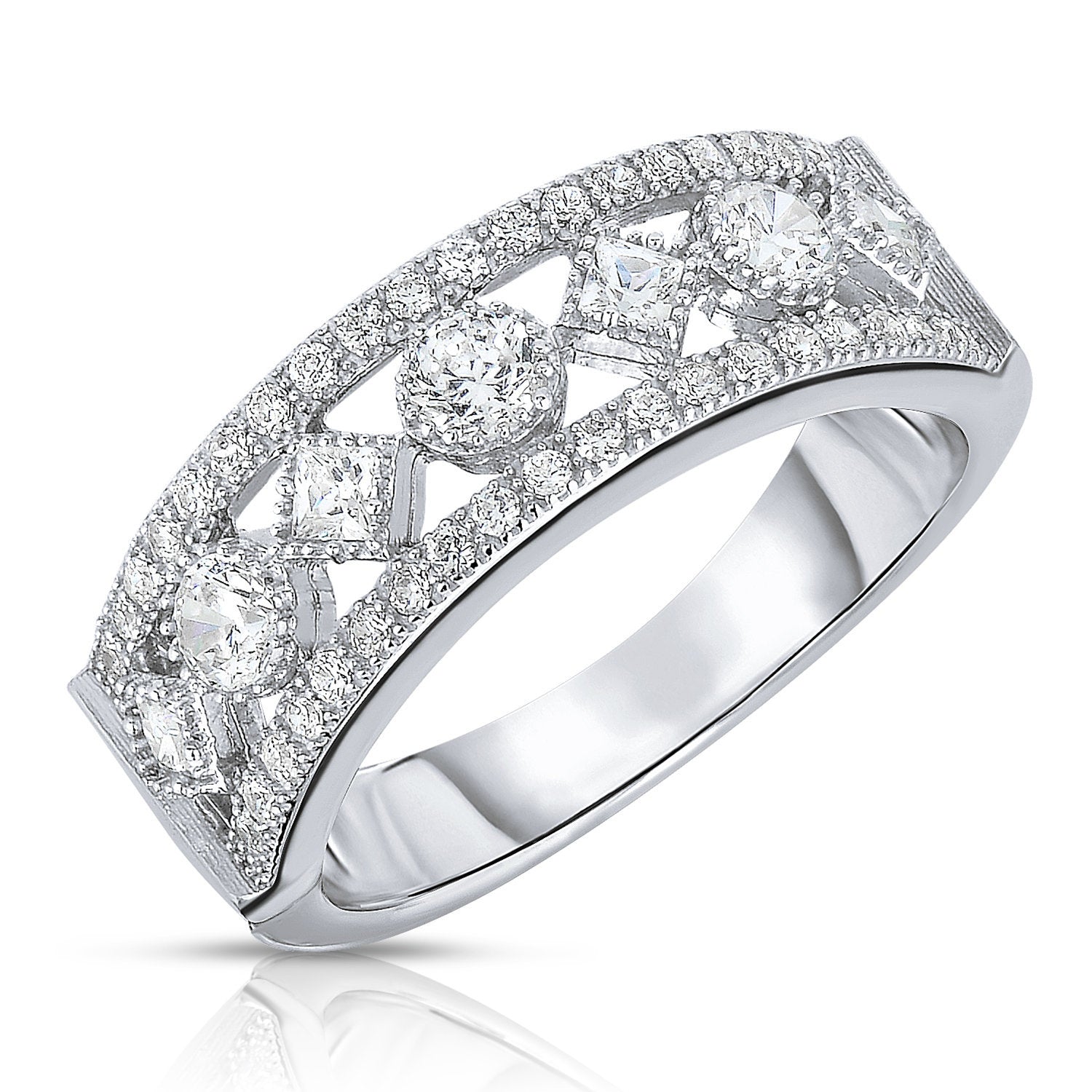 CZ Sensational Sparkle Ring In