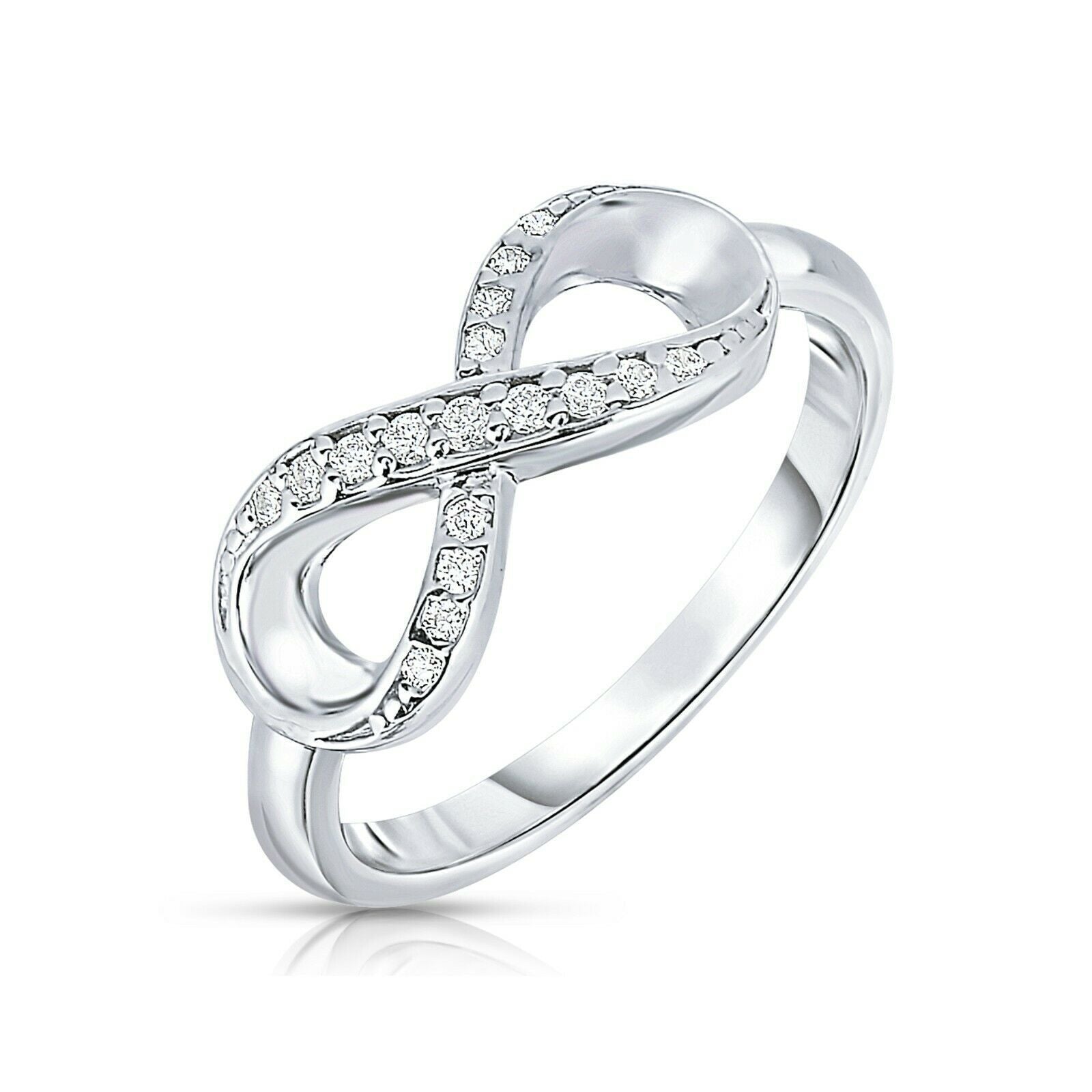 CZ Infinity Ring in