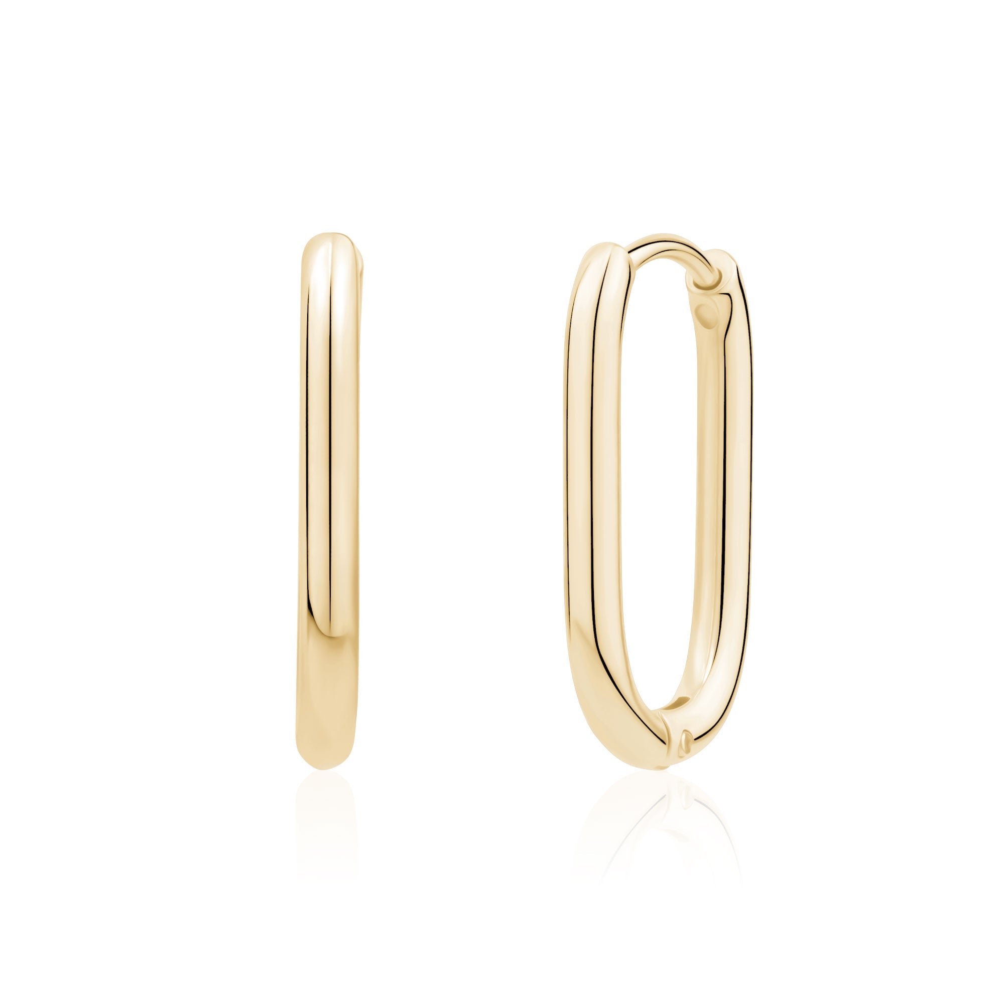 Minimal Oval Hoops