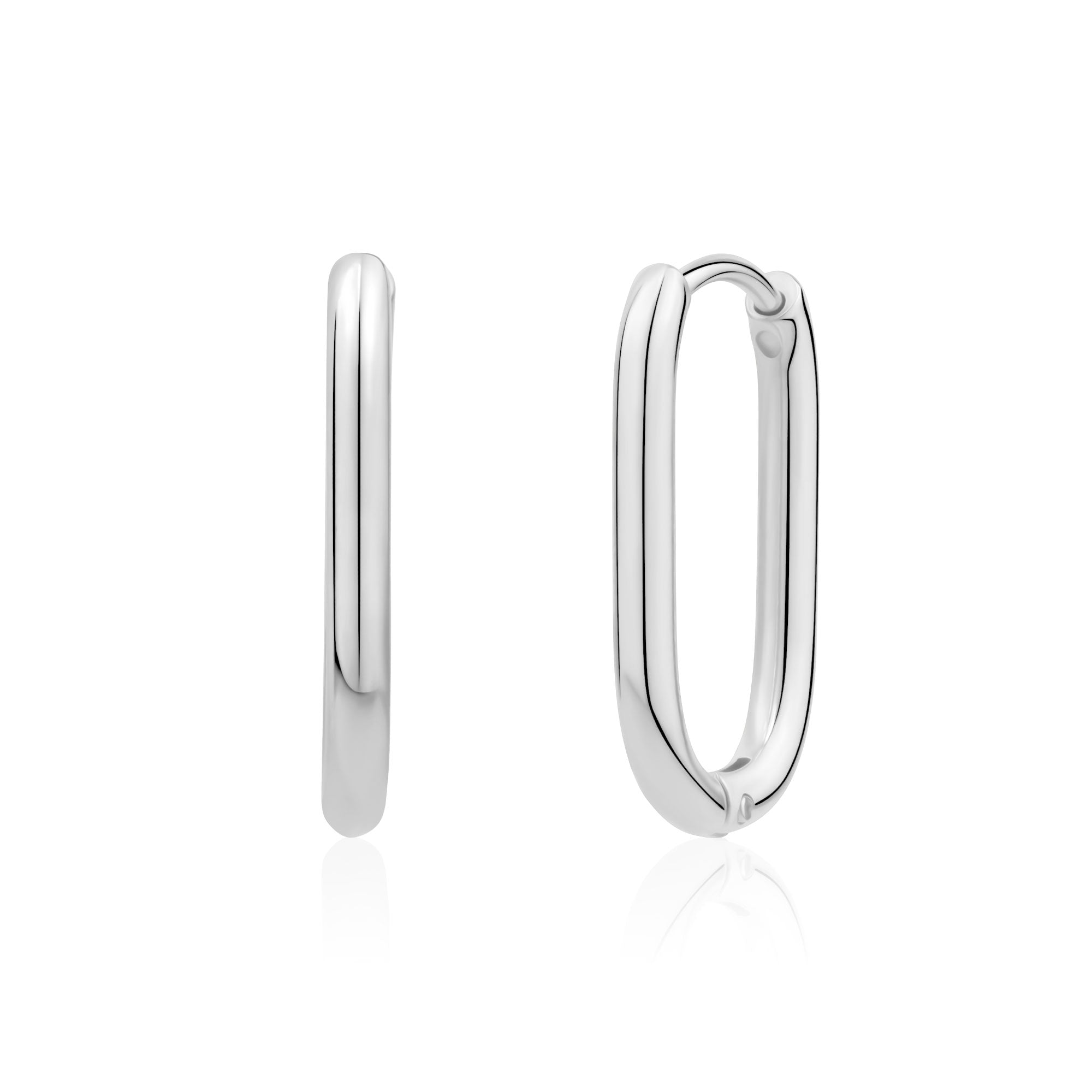 Minimal Oval Hoops