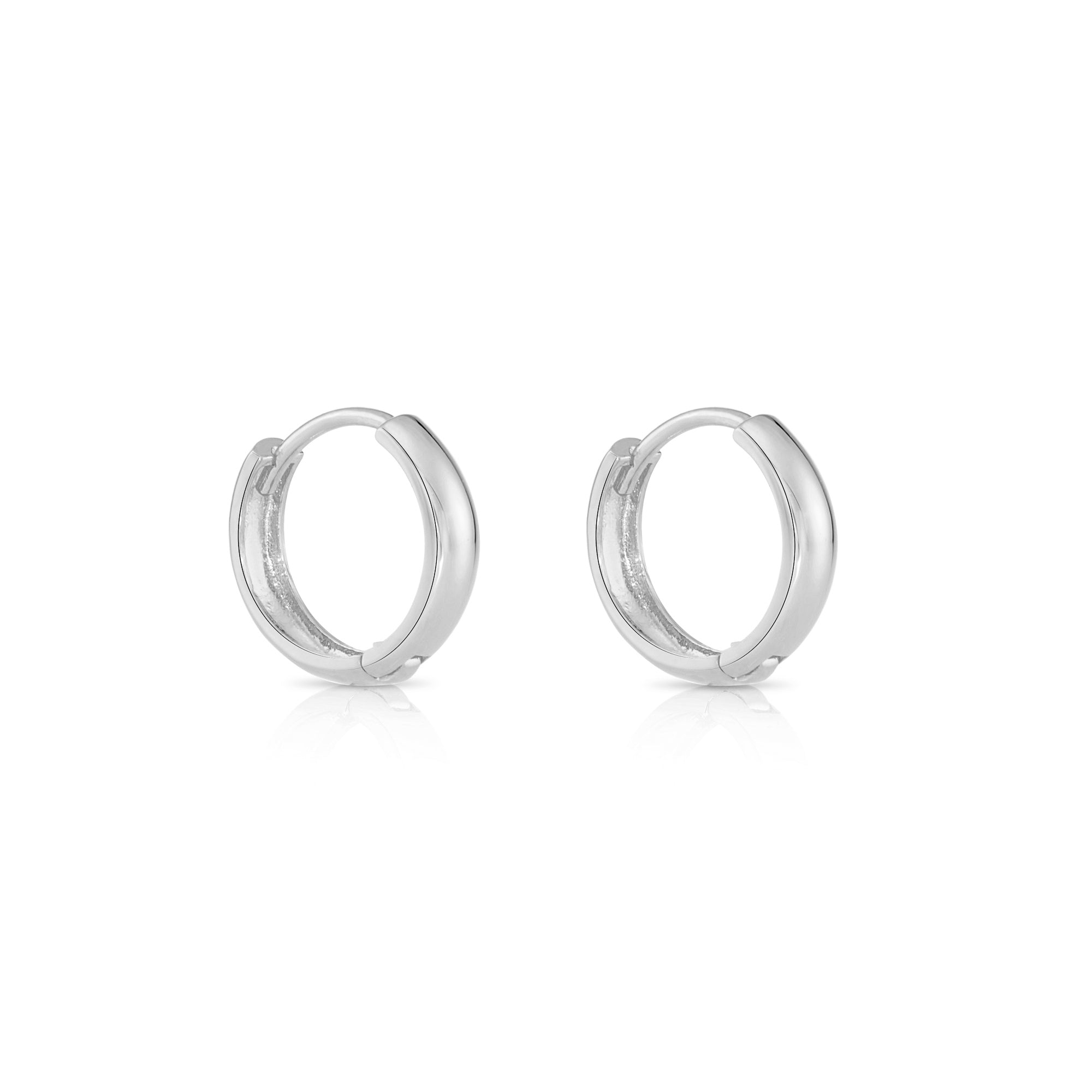 14k Gold Small Huggie Hoop Earrings