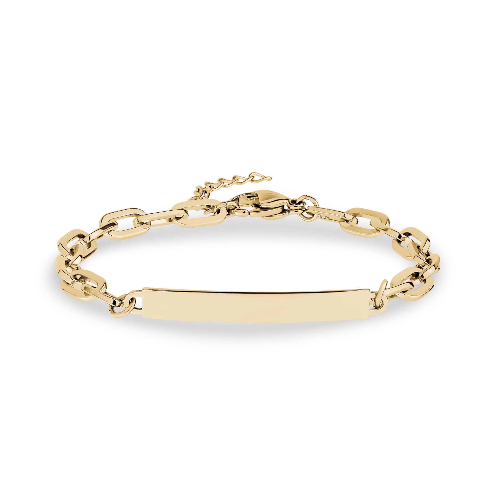 Minimal Paper Clip ID Bracelet