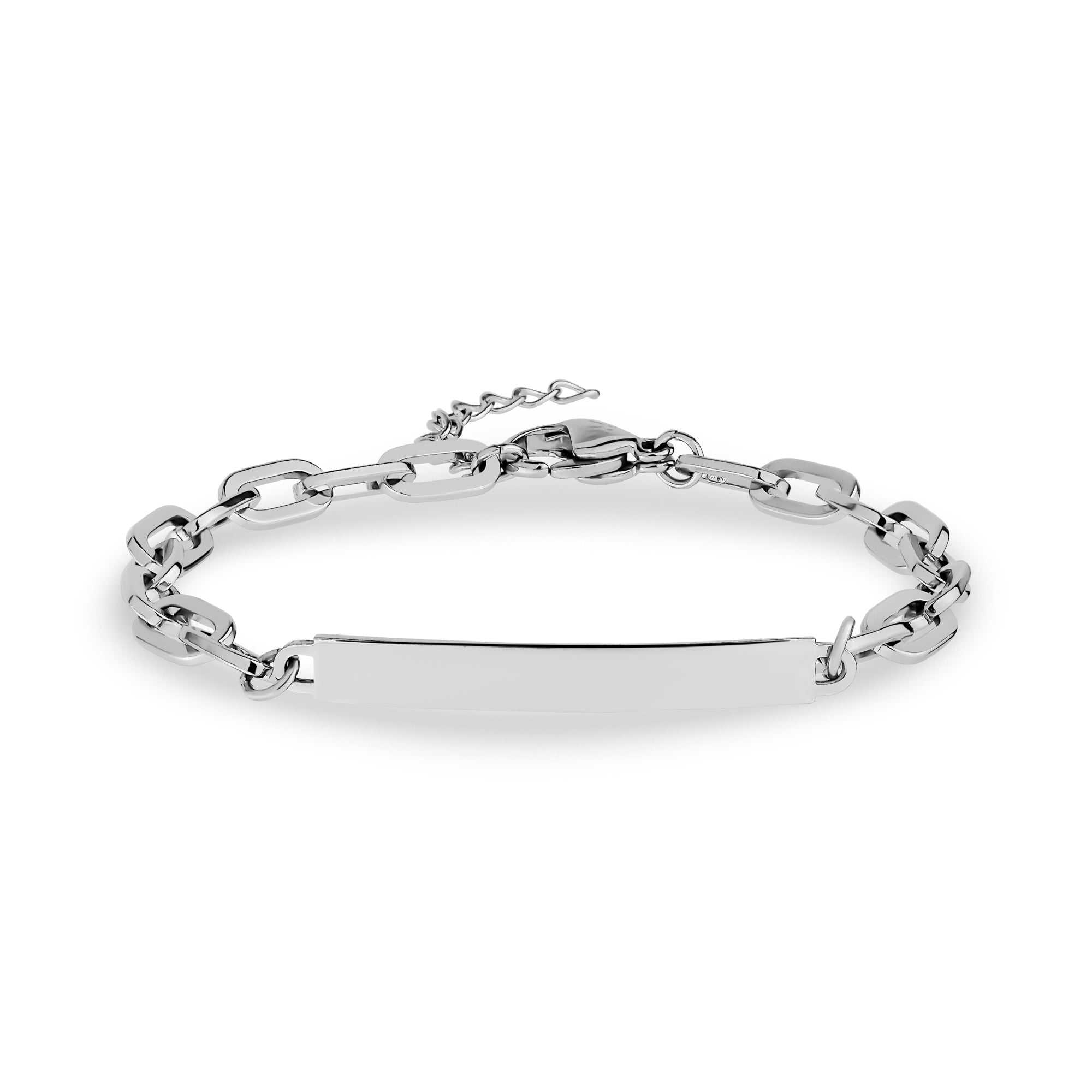 Minimal Paper Clip ID Bracelet